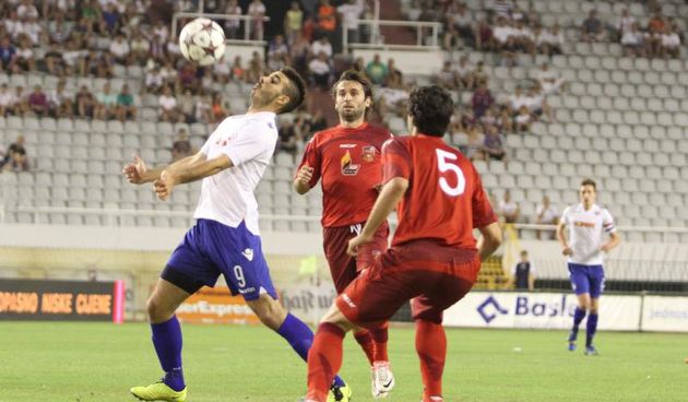01.08.2013., stadion Poljud, Split – Prva utakmica 3. pretkola Europske lige, HNK Hajduk – FC Dila Gori. Anton Maglica. Photo: Ivana Ivanovic/PIXSELL