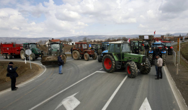 Prosvjed seljaka ( foto Cropix).