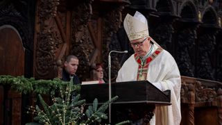 Nadbiskup Milan Zgrablić predvodio je misu na Božić u katedrali svete Stošije