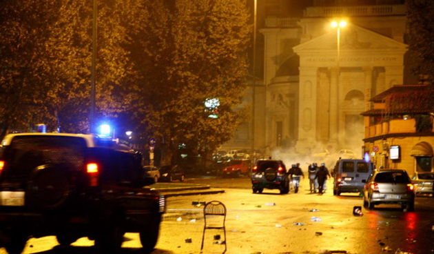 Neredi u Italiji (Foto:tgcom.it)