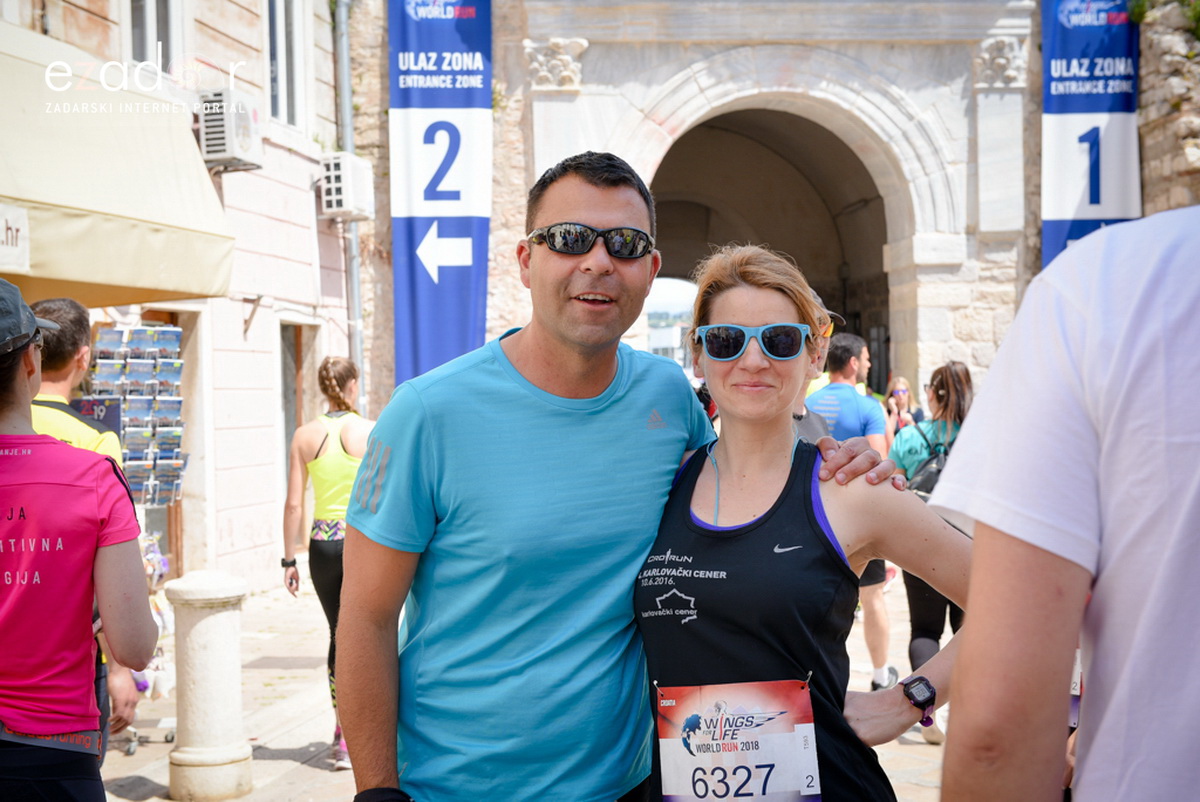 Start utrke Wings for Life World Run Zadar 2018.