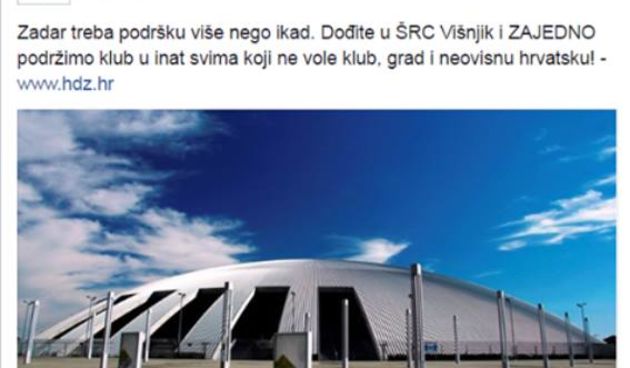 HDZ GO Zadar poziva na događaj