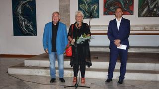 Otvorenje izložbe Duška Šibla u Gradskoj loži Otvorenje izložbe Duška Šibla u Gradskoj loži