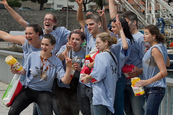 Ludijada zadarskih maturanata 2013, Foto: Leo Banić