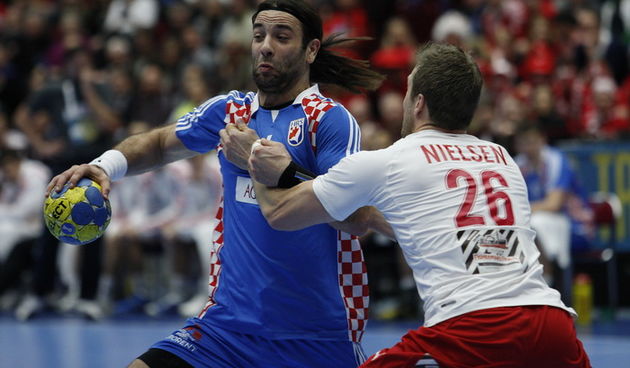 Malmo, 200111. Malmo Arena.  22. Svjetsko rukometno prvenstvo, utakmica izmedju Hrvatske i Danske. Na fotografiji: Ivano Balic. Foto: Ante Cizmic / CROPIX