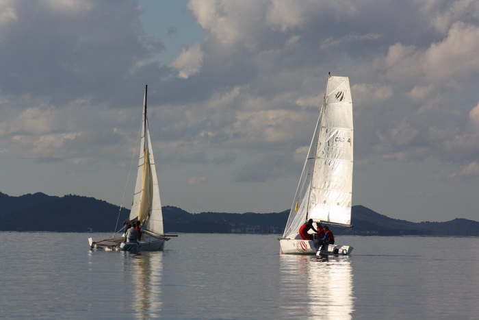 Sukosan: U uvali Zlatna luka odrzan je prvi dan dan Match Race regate, Foto: Mladen Malik