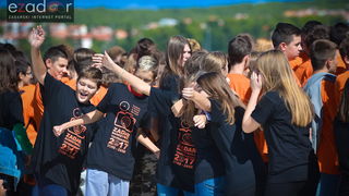 #ZDBT2017: Snimanje Milenijske fotografije košarkaške lopte na Pozdravu suncu #ZDBT2017: Snimanje Milenijske fotografije košarkaške lopte na Pozdravu suncu