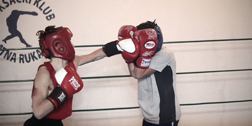 Javni sparing u boksačkom klubu Zlatna rukavica (foto:Saša Čuka)