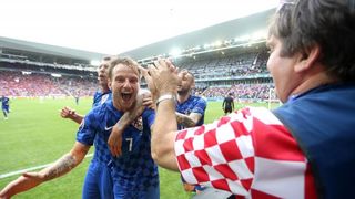 Stadion Geoffroy-Guichard, Saint-Etienne, UEFA EURO 2016., 2. kolo, skupina D, Česka – Hrvatska. Photo: PIXSELL Stadion Geoffroy-Guichard, Saint-Etienne, UEFA EURO 2016., 2. kolo, skupina D, Česka – Hrvatska. Photo: PIXSELL
