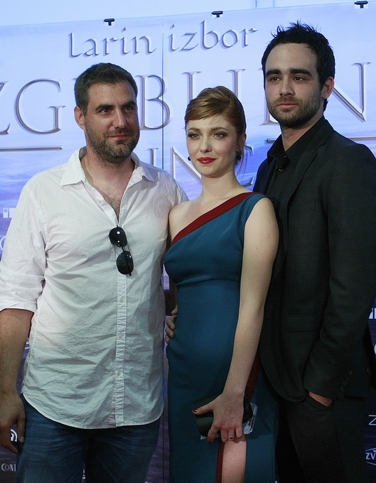 Zagreb, 260612.
Kaptol centar.
Veceras je u Cineplexxu odrzana premjiera filma Larin izbor – zgubljeni princ. 
Na fotografiji: Tomislav Rukavina, Jagoda Kumric.
Foto: Ronald Gorsic / CROPIX