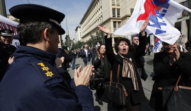 Grčka -prosvjedi (Foto: AP Photo=