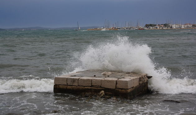 Tramontana u Zadru 26. kolovoza 2012.