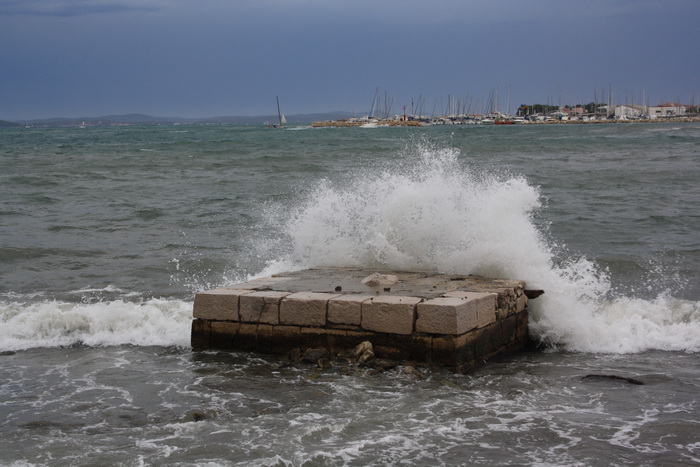 Tramontana u Zadru 26. kolovoza 2012.