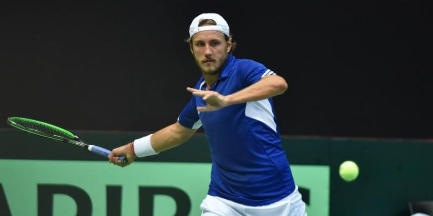 Polufinale Davis Cupa, Hrvatska – Francuska, 2. meč, Marin Čilić – Lucas Pouille. Photo: Hrvoje Jelavić/PIXSELL