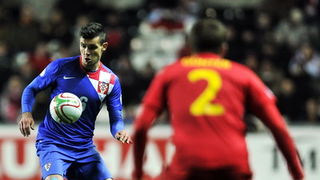 Swansea (Wales), 260313.
Stadion Liberty.
Kvalifikacijska utakmica za Svjetsko prvenstvo u Brazilu 2014. godine, izmedju reprezentacija Walesa i Hrvatske.
Na fotografiji: Dejan Lovren i Johnatan Williams.
Foto: Boris Kovacev / CROPIX Swansea (Wales), 260313.
Stadion Liberty.
Kvalifikacijska utakmica za Svjetsko prvenstvo u Brazilu 2014. godine, izmedju reprezentacija Walesa i Hrvatske.
Na fotografiji: Dejan Lovren i Johnatan Williams.
Foto: Boris Kovacev / CROPIX