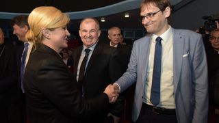 Predsjednica Grabar-Kitarović na svečanoj sjednici Gradskog vijeća Predsjednica Grabar-Kitarović na svečanoj sjednici Gradskog vijeća