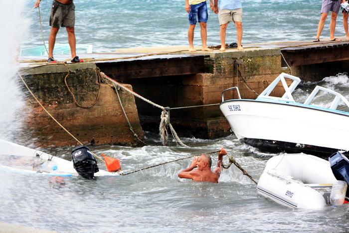 Tramontana u Zadru 26. kolovoza 2012.
