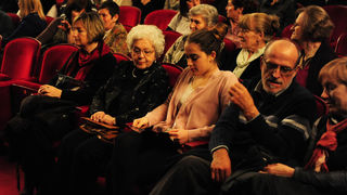 Zadar, 28.01.2013. snimio: Nenad Marčev 
HNK Šibenik 
Drama 
Bertolt Brecht: 
Pir malograđana 
redatelj: Dražen Ferenčina 
igraju: Žarko Potočnjak, Janko Popović – Volarić 
Helena Minić , Robert Ugrina, Vinko Štefanac 
Oriana Kunčić, Franka