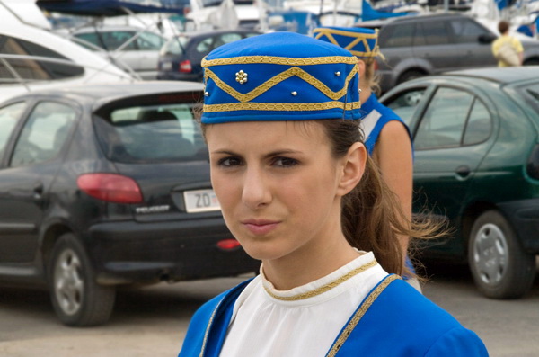 Biograd: Mazoretkinje, gradska glazba i srednjovjekovni biogradski kostimi