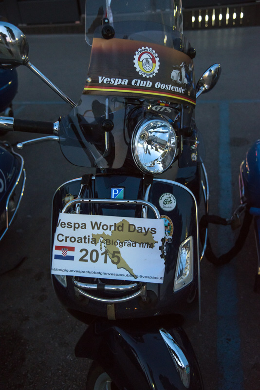 Vespa World Days 2015: Prve vespe stigle u Biograd, foto: Vinko Pešić