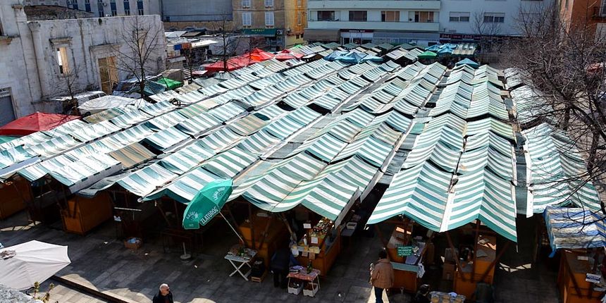 Subotnji đir po gradu, 15. ožujka, foto: Iva Perinčić, pijaca, trznica