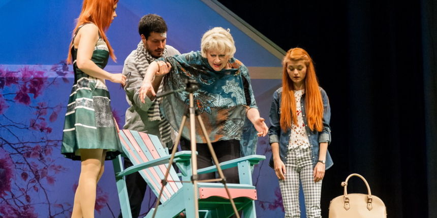 HNK Zadar: premijera predstave Umjetnost intervjua,foto: Željko Karavida