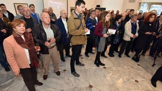 U Gradskoj loži otvorena izložba fotografija posvećena “zlatnoj kopački” – Josipu Skoblaru. Foto: Dino Stann/PIXSELL