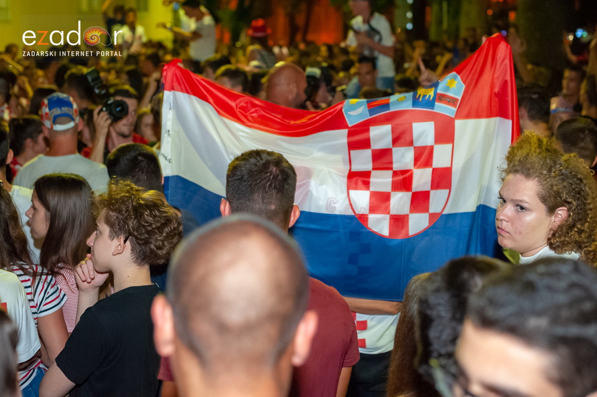 Zadar je gorio: Velika fešta nakon plasmana Vatrenih u finale Svjetskog prvenstva