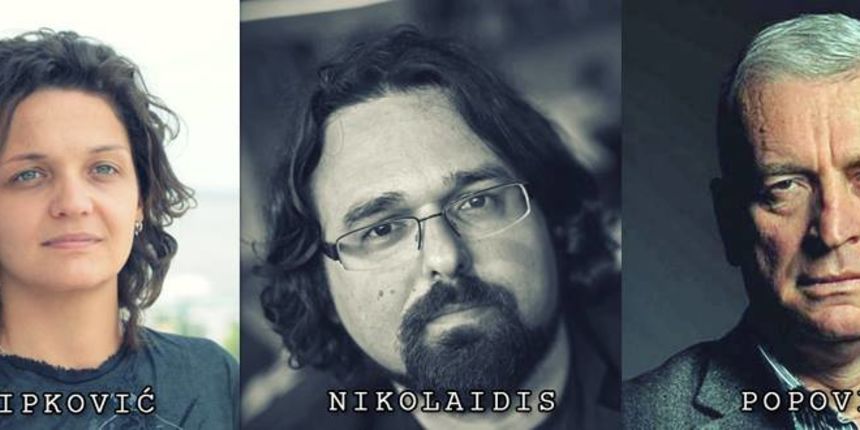 Crnogorska književna scena u Rijeci; Dragana Tripković, Andrej Nikolaidis, Milorad Popović Crnogorska književna scena u Rijeci; Dragana Tripković, Andrej Nikolaidis, Milorad Popović