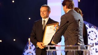 25.10.2013., Zadar – U Falkensteiner hotelu u Punta Skali dodjeljene su nagrade “Covjek – kljuc uspjeha u turizmu”. Svecanosti su prisustvovali premijer Zoran Milanovic te ministri Darko Lorencin i Gordan Maras te brojni drugi uvazeni gosti. Photo: Fili