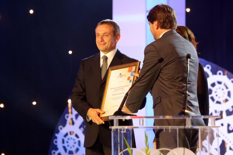 25.10.2013., Zadar – U Falkensteiner hotelu u Punta Skali dodjeljene su nagrade “Covjek – kljuc uspjeha u turizmu”. Svecanosti su prisustvovali premijer Zoran Milanovic te ministri Darko Lorencin i Gordan Maras te brojni drugi uvazeni gosti. Photo: Fili