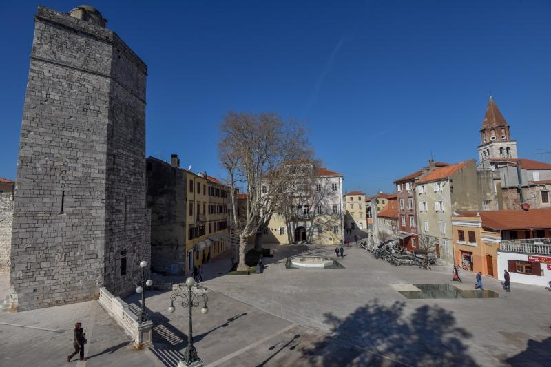 Zadar – Trg Petra Zoranica. Photo: Dino Stanin/PIXSELL Zadar – Trg Petra Zoranica. Photo: Dino Stanin/PIXSELL