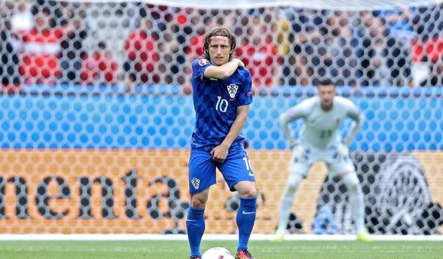 Stadion Park prinčeva u Parizu, UEFA EURO 2016., 1. kolo, skupina D, Turska – Hrvatska 0-1. Luka Modric. Photo: PIXSELL