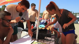 Na plaži Punta u Bibinjama održan 6. Memorijalni turnir u odbojci na pijesku za Tomislav Sikirića – Siku. Foto: Leo Banić Na plaži Punta u Bibinjama održan 6. Memorijalni turnir u odbojci na pijesku za Tomislav Sikirića – Siku. Foto: Leo Banić