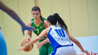 A-1 liga, 4. kolo: ŽKK Zadar – ŽKK Pula 78-40. Antonia Erslan. Foto: Iva Perinčić A-1 liga, 4. kolo: ŽKK Zadar – ŽKK Pula 78-40. Antonia Erslan. Foto: Iva Perinčić