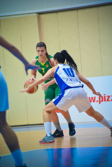 A-1 liga, 4. kolo: ŽKK Zadar – ŽKK Pula 78-40. Antonia Erslan. Foto: Iva Perinčić A-1 liga, 4. kolo: ŽKK Zadar – ŽKK Pula 78-40. Antonia Erslan. Foto: Iva Perinčić