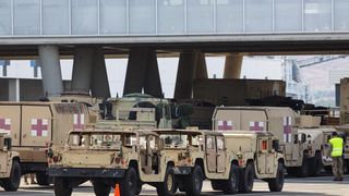 U Gaženicu dopremljena vojna oprema i sredstva za vježbu Immediate Response 21 U Gaženicu dopremljena vojna oprema i sredstva za vježbu Immediate Response 21