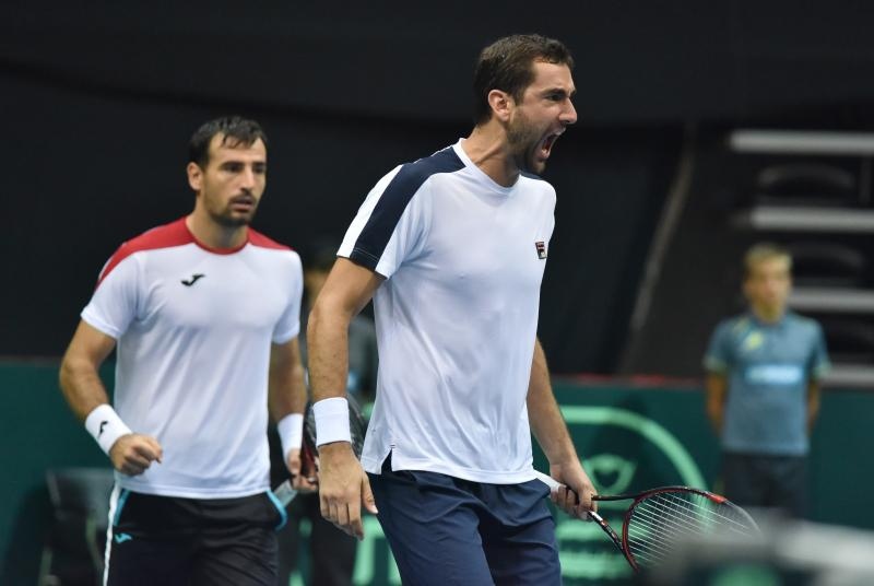 Davis Cup: Ivan Dodig/Marin Čilić – Nicolas Mahut/Pierre-Hugues Herbert 3-1. Photo. Hrvoje Jelavić/PIXSELL