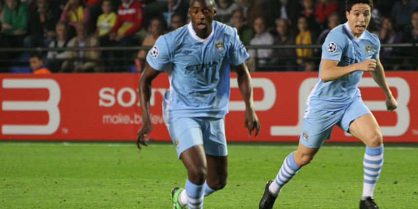 Yaya Toure i Samir Nasri (Manchester City), foto: mcfc.co.uk