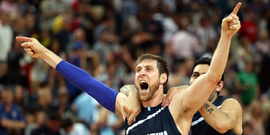 Argentinska košarkaška reprezentacija: Andres Nocioni i Martin Leiva, foto: london2012.com Argentinska košarkaška reprezentacija: Andres Nocioni i Martin Leiva, foto: london2012.com