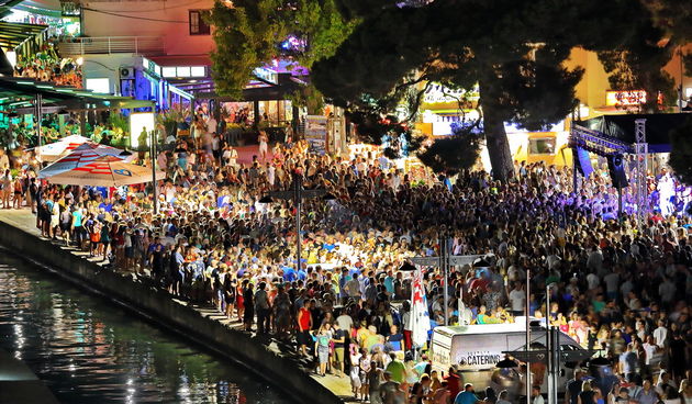 Biogradska noć 2017: Spektakularni vatromet. Biograd iz zraka