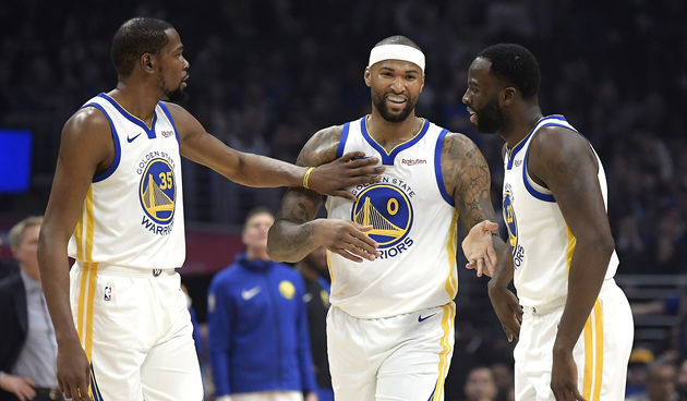 Cousins Green Durant Golden State Warriors