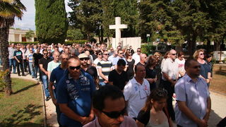 Posljednji ispraćaj zadarskog fotografa i umirovljenog satnika HV-a, Roberta Lerge na Gradskom groblju Zadar