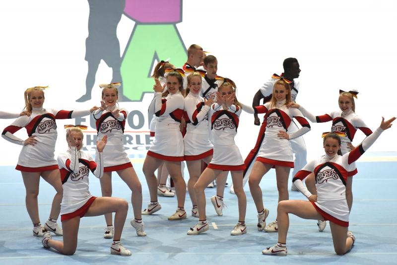 Zadar – U dvorani Krese Cosica na Visnjiku otvoreno je Europsko prvenstvo navijacica “European cheerleading championships 2015”. Danas i sutra svoje ce plesno akrobatske vjestine pokazati vise od 1500 natjecateljica. Photo: Dino Stanin/PIXSELL Zadar – U dvorani Krese Cosica na Visnjiku otvoreno je Europsko prvenstvo navijacica “European cheerleading championships 2015”. Danas i sutra svoje ce plesno akrobatske vjestine pokazati vise od 1500 natjecateljica. Photo: Dino Stanin/PIXSELL