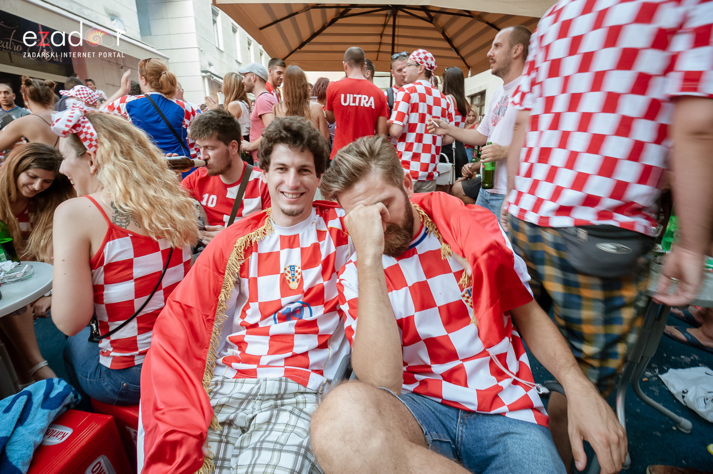 Navijačko ludilo u Zadru za vrijeme i nakon finala Svjetskog prvenstva Navijačko ludilo u Zadru za vrijeme i nakon finala Svjetskog prvenstva