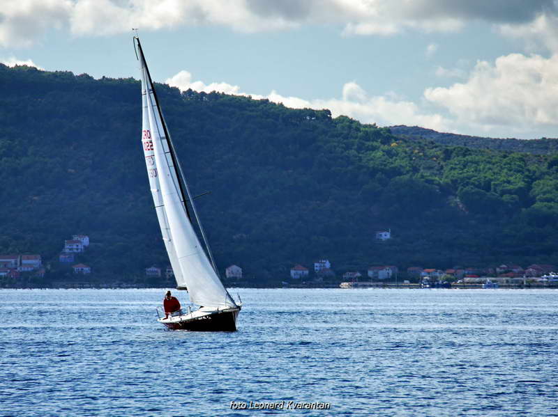 Zadarska Koka 2016. gledana s mora. Foto: Leonard Kvarantan Zadarska Koka 2016. gledana s mora. Foto: Leonard Kvarantan