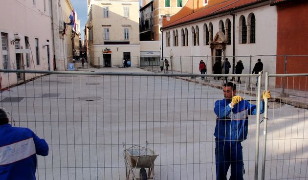 Radovi na Poljani Šime Budinića