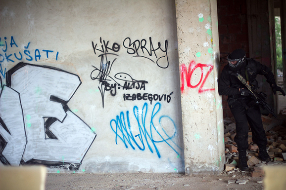 Paintball u Gaženici, 22. siječnja 2012. (foto:Saša Čuka)