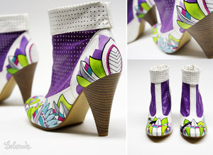 Ručno oslikana odjeća i obuća (bobsmade.deviantart.com)