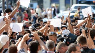 Izbjeglice i imigranti na željezničkom kolodvoru Keleti ulicama Budimpešte, Photo: Marko Jurinec/PIXSELL Izbjeglice i imigranti na željezničkom kolodvoru Keleti ulicama Budimpešte, Photo: Marko Jurinec/PIXSELL